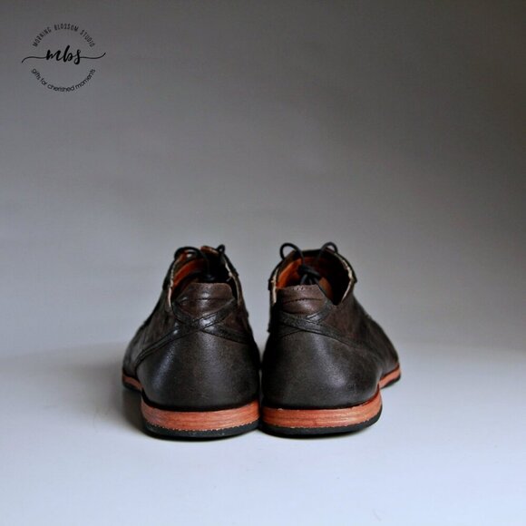 Timberland Wodehouse Leather Cap Toe Derby Shoes in Black Men Size 8 - Picture 6 of 13